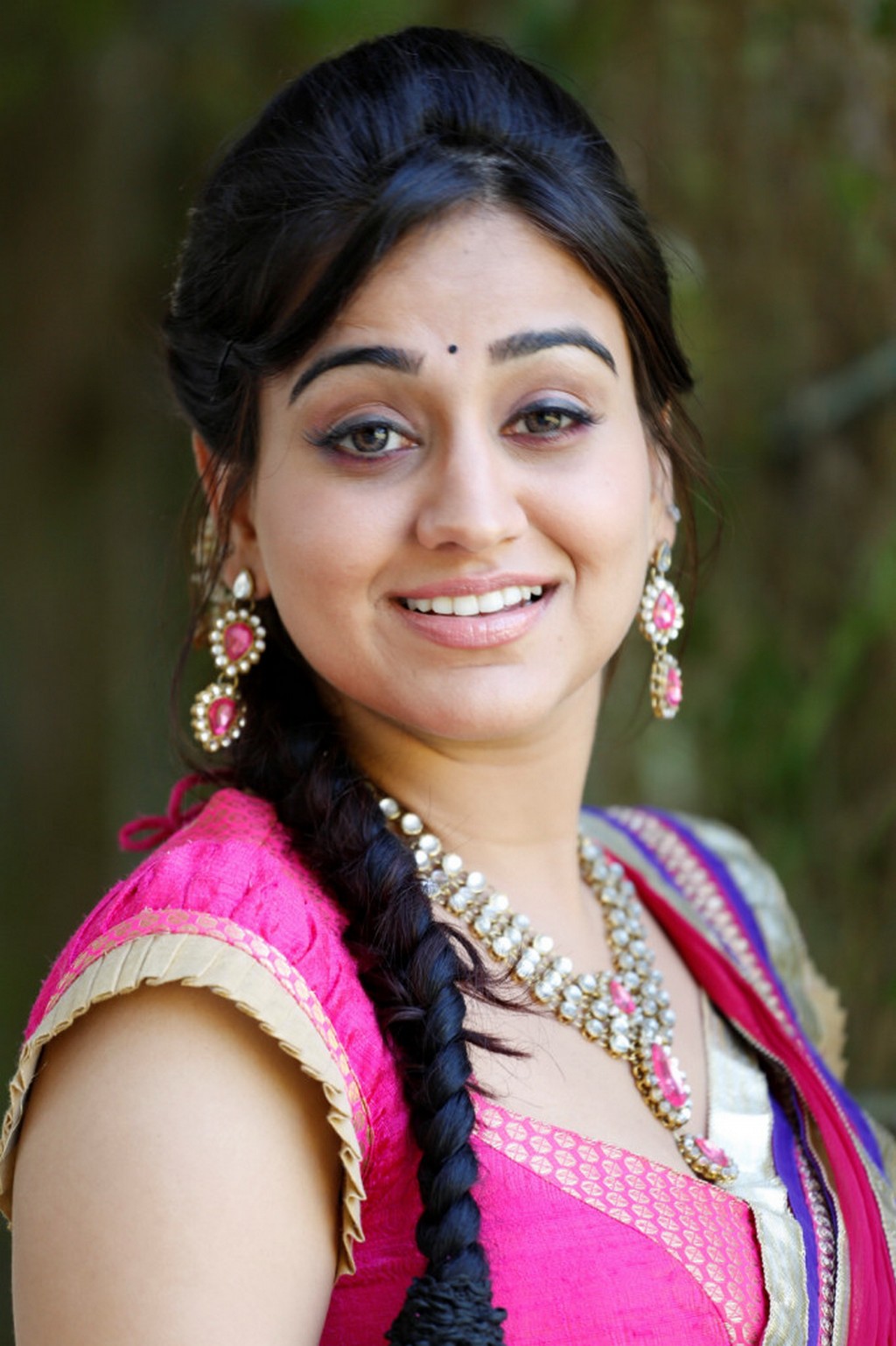 Aksha in Half Saree Photos